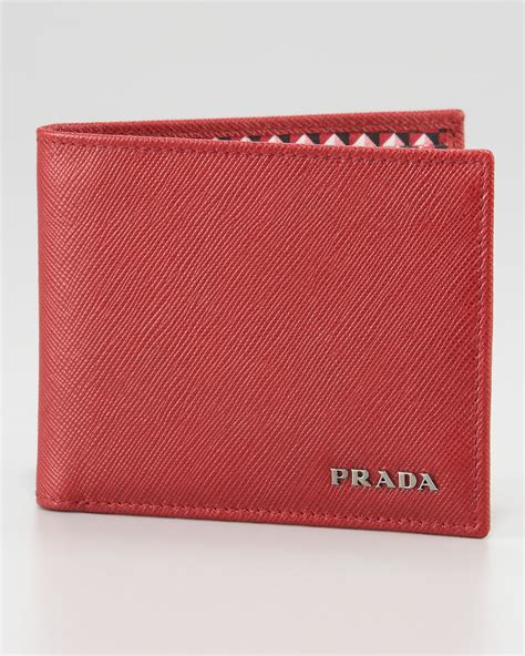 prada medium size wallet|Prada billfold wallet.